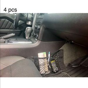 4 pcs - Car Mesh Net Storage Wall Sticker. Storage